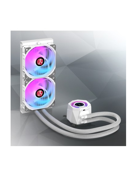 RAIJINTEK RAFF CPU LIQUIDO CYCLOPS 240 WHITE ARGB PWN LCD TFT 1.4 0R10B0023