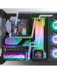 RAIJINTEK SERBATOI  ANTILA PURE R100B BLK 5V ARGB H173mm 400ml G1/4''