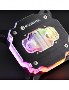 RAIJINTEK WATER BLOCK FORKIS PRO RBW 5V ARGB G1/4'' per INTEL & AMD