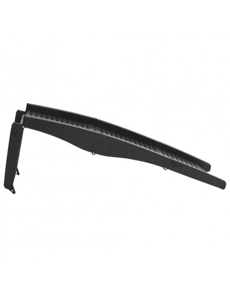 Rampa per Cani Pieghevole Nera 153x40x12,5 cm in Plastica