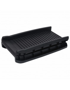 Rampa per Cani Pieghevole Nera 155,5x40x15,5 cm