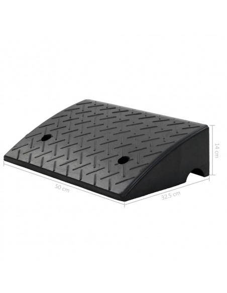 Rampa per Cordolo in Gomma 50x32,5x14 cm