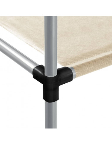 Rastrelliera per Lavatrice Crema 87x55x90,5 cm Ferro