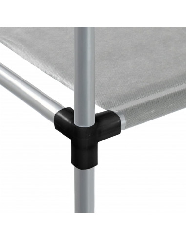 Rastrelliera per Lavatrice Grigia 87x55x90,5 cm Ferro