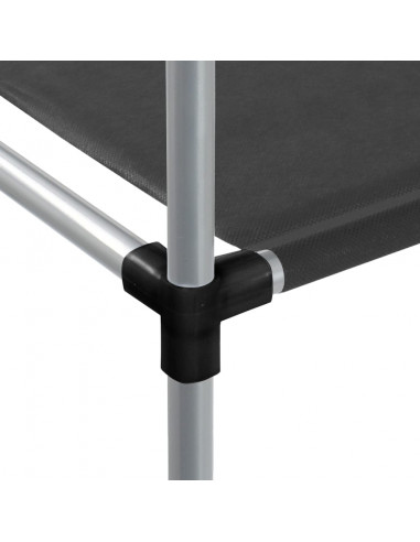 Rastrelliera per Lavatrice Nera 87x55x90,5 cm Ferro