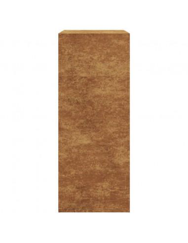 Rastrelliera per Legna 60x40x100 cm in Acciaio Corten