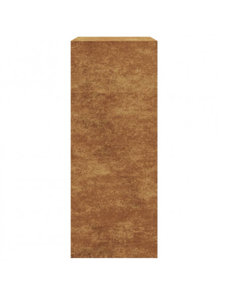 Rastrelliera per Legna 60x40x100 cm in Acciaio Corten