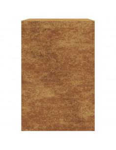 Rastrelliera per Legna 60x40x60 cm in Acciaio Corten