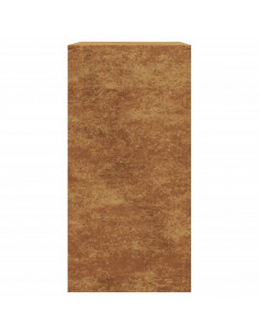 Rastrelliera per Legna 60x40x80 cm in Acciaio Corten