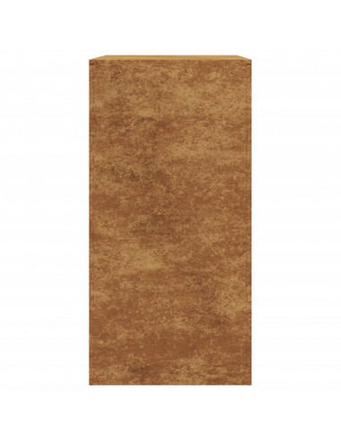 Rastrelliera per Legna 60x40x80 cm in Acciaio Corten