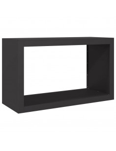 Rastrelliera per Legna da Ardere Nera 100x40x60 cm in Acciaio