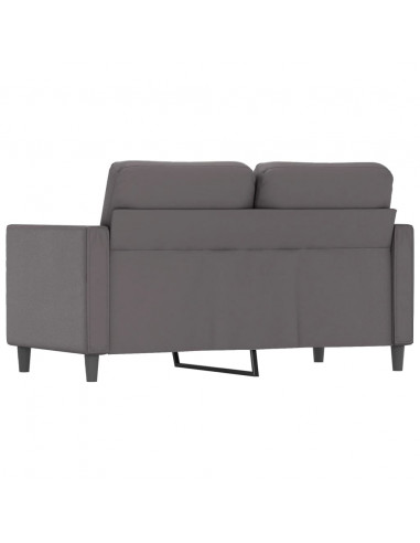 Divano a 2 Posti Grigio 120 cm in Similpelle