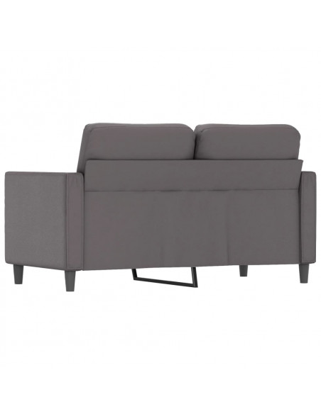 Divano a 2 Posti Grigio 120 cm in Similpelle