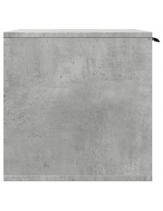 Recinto Lettiera Gatti Grigio Cemento 60x40x40 cm in Truciolato