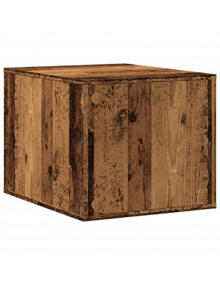 Recinto Lettiera Gatti Legno Vecchio 47x59x42 cm in Truciolato