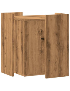 Recinto Lettiera Rovere Artigianale 42x42x51 cm in Truciolato