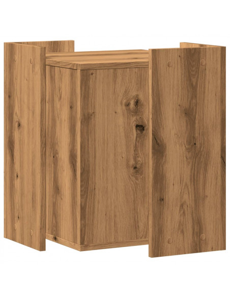 Recinto Lettiera Rovere Artigianale 42x42x51 cm in Truciolato