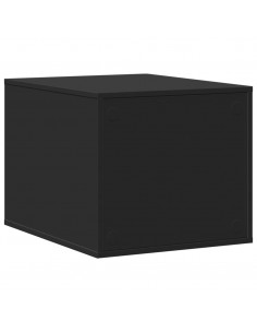 Recinto per Lettiera per Gatti Nero 47x59x42 cm in Truciolato