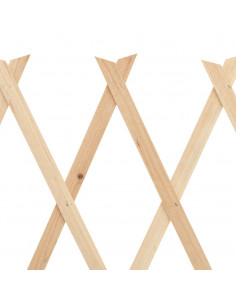 Recinzione a Traliccio 5 pz in Legno di Abete 180x30 cm