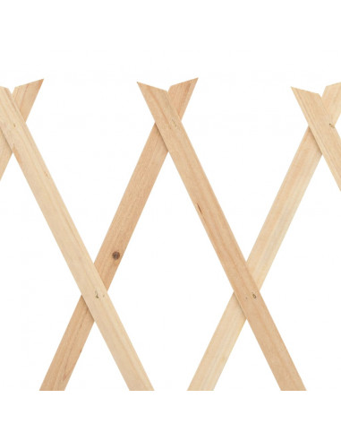 Recinzione a Traliccio 5 pz in Legno di Abete 180x30 cm