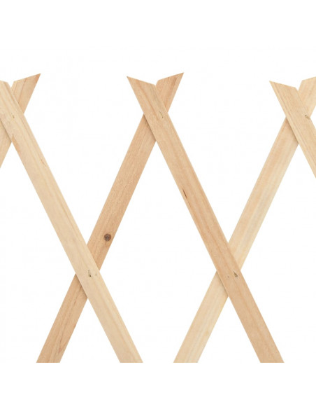Recinzione a Traliccio 5 pz in Legno di Abete 180x30 cm