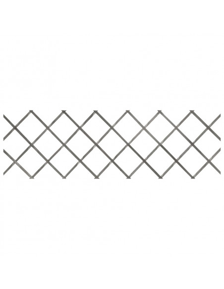 Recinzione a Traliccio 5 pz in Massello Abete Grigio 180x60 cm