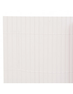 Recinzione da Giardino a Doppio Lato 110x300 cm Bianca
