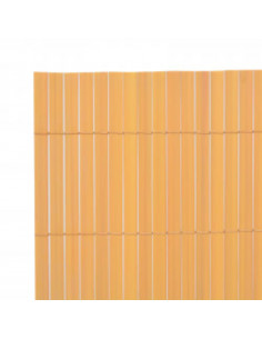 Recinzione da Giardino a Doppio Lato 90x400 cm Gialla