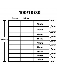 Recinzione da Giardino in Acciaio Zincato 50x1 m Argento