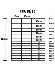 Recinzione da Giardino in Acciaio Zincato 50x1,25 m Argento