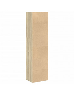 Libreria Rovere Sonoma 40x30x152 cm in Legno Multistrato