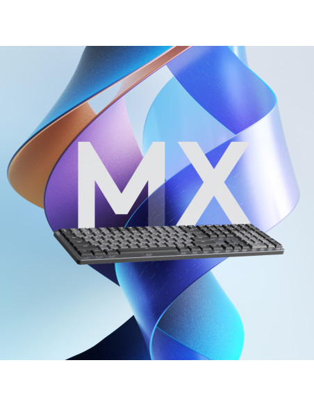 Logitech MX Mechanical tastiera Ufficio RF senza fili + Bluetooth QWERTY US International Grafite, Grigio