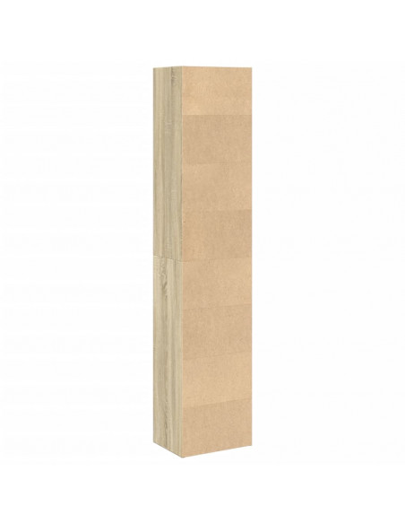 Libreria Rovere Sonoma 40x30x189 cm in Legno Multistrato