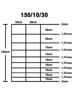 Recinzione da Giardino in Acciaio Zincato 50x1,5 m Argento