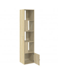 Libreria Rovere Sonoma 40x36x189 cm in Legno Multistrato