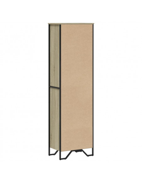 Libreria Rovere Sonoma 50x31x169 cm in Legno Multistrato