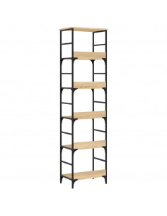 Libreria Rovere Sonoma 50x33x188,5 cm in Legno Multistrato