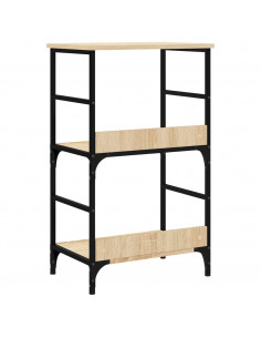 Libreria Rovere Sonoma 50x33x82 cm in Legno Multistrato