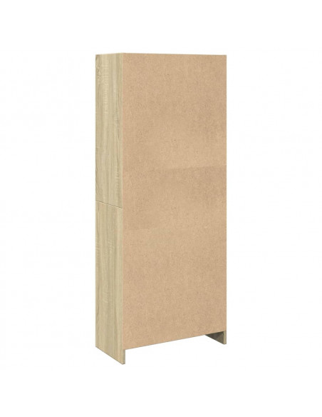 Libreria Rovere Sonoma 57x28,5x141 cm in Legno Multistrato