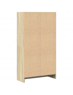 Libreria Rovere Sonoma 60x24x109 cm in Legno Multistrato