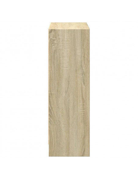 Libreria Rovere Sonoma 60x24x76 cm in Legno Multistrato