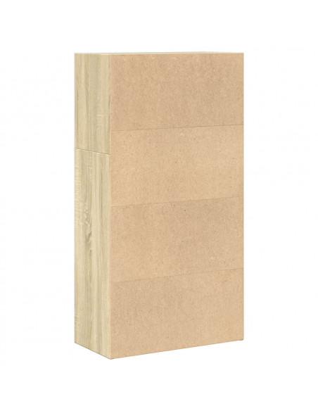 Libreria Rovere Sonoma 60x30x114 cm in Legno Multistrato