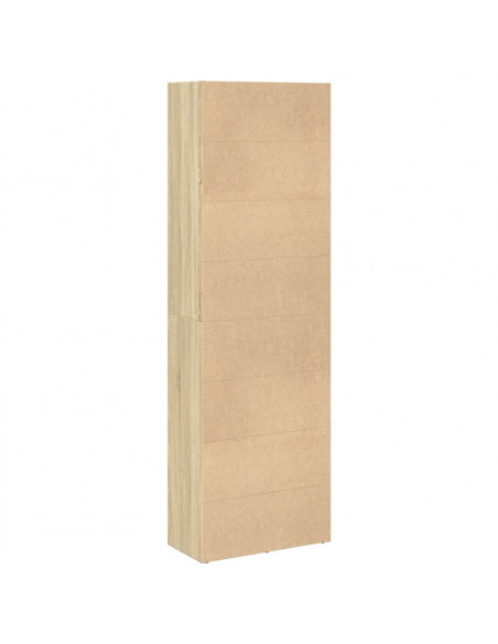 Libreria Rovere Sonoma 60x30x189 cm in Legno Multistrato