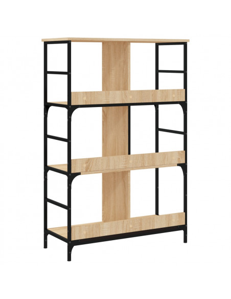 Libreria Rovere Sonoma 78,5x33x117,5 cm in Legno Multistrato