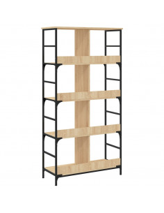 Libreria Rovere Sonoma 78,5x33x153 cm in Legno Multistrato