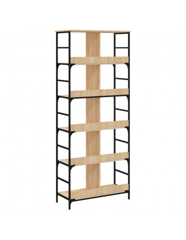 Libreria Rovere Sonoma 78,5x33x188,5 cm in Legno Multistrato