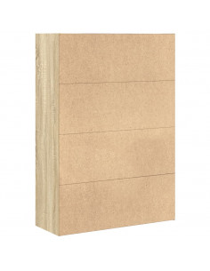 Libreria Rovere Sonoma 80x30x114 cm in Legno Multistrato