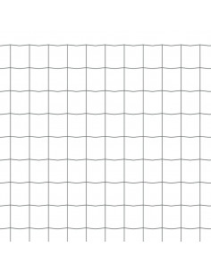 Recinzione Euro in Acciaio 25x0,8 m Grigia