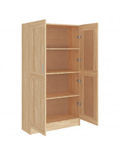 Libreria Rovere Sonoma 82,5x30,5x150 cm in Legno Multistrato