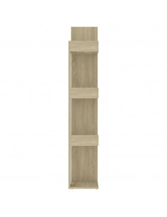 Libreria Rovere Sonoma 86x25,5x140 cm in Truciolato